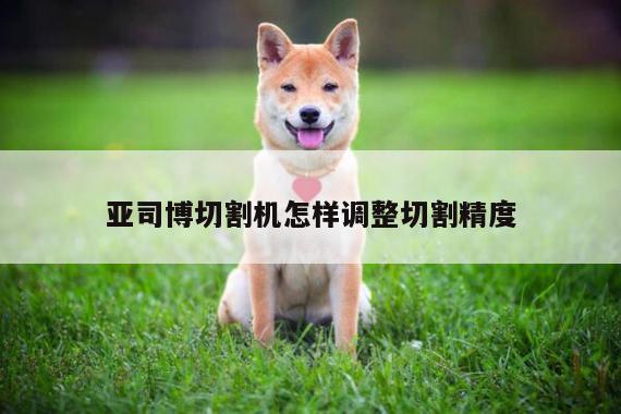 亚司博切割机怎样调整切割精度-ayx爱游戏